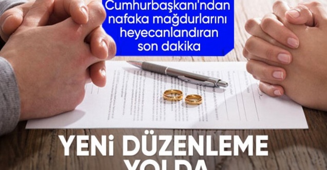 Cumhurbaşkanı Erdoğan: Nafaka için yeni reformlar planlıyoruz