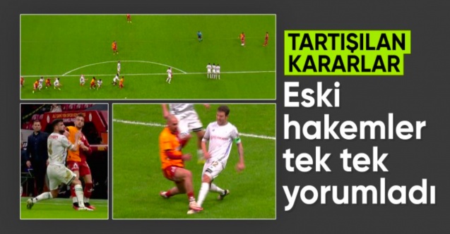 Eski hakemler, Galatasaray - Konyaspor maçını değerlendirdi