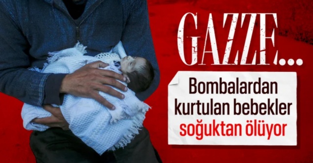 Gazze'de soğuktan donarak ölen bebek sayısı 7'ye yükseldi