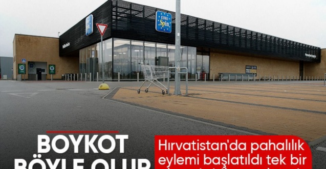 Hırvatistan’da yüksek fiyat ve pahalılığa karşı boykot başladı