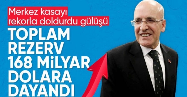 Merkez Bankası'nın rezervleri rekor kırdı: 168 milyar dolara yaklaştı