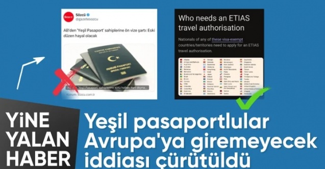 Yeşil ve gri pasaporta Avrupa'da kısıtlama iddiaları yalanlandı