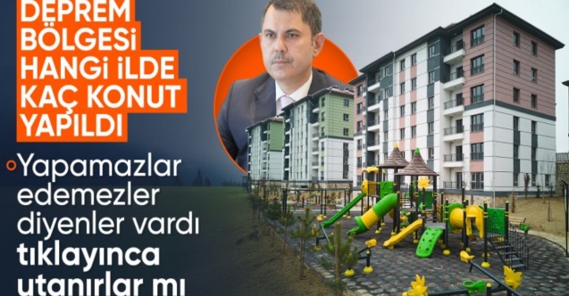 Deprem felaketi sonrası teslim edilen konutlar ve 2025 hedefleri