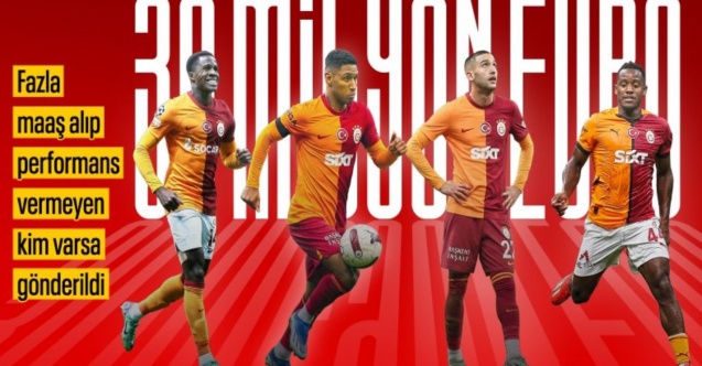 Galatasaray, 30 milyon euroluk yükten kurtuldu