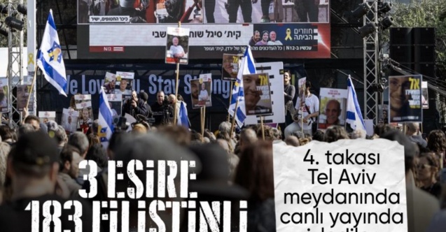 Gazze'de 4'üncü rehine takası: 183 Filistinli serbest kalacak