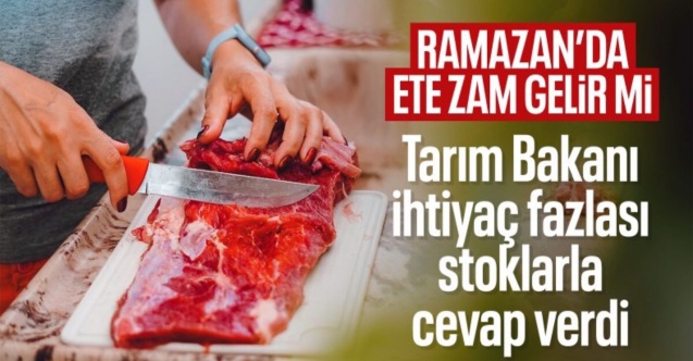 İbrahim Yumaklı: Ramazanda kırmızı ette fiyat artışı olmaması için tedbir alındı