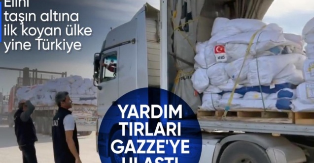 Türkiye'den Gazze'ye yardım eli: 14. İyilik Gemisi Gazze'ye ulaştı