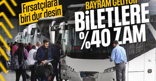 Bayram öncesi otobüs bileti fiyatları arttı