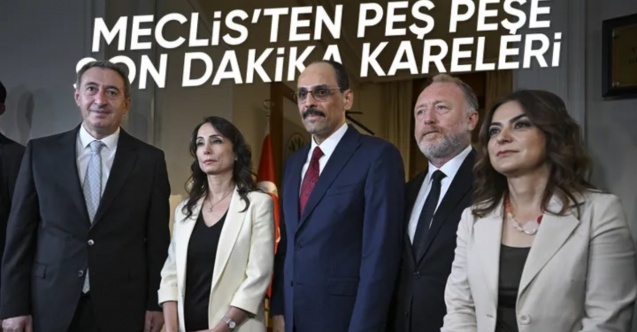 İbrahim Kalın, DEM Grubu ile bir araya geldi