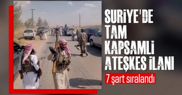 Suriye'de kapsamlı bir ateşkes ilan edildi