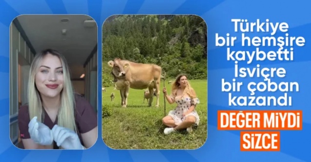 Türkiye'den İsviçre'ye taşınan hemşire çoban oldu