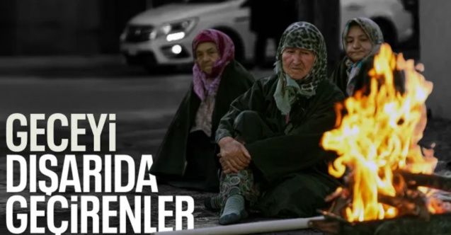 Balıkesir depremin ardından vatandaşlar geceyi dışarıda geçirdi