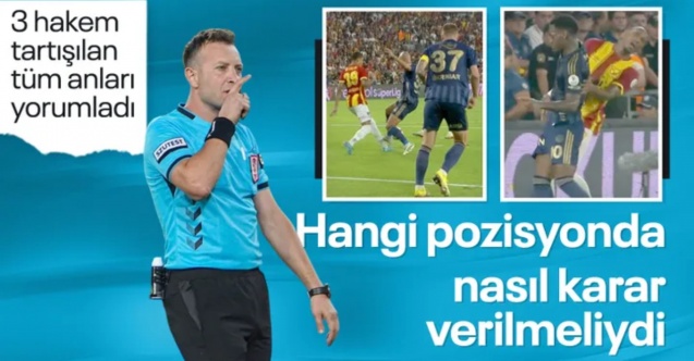 Eski hakemlerden Göztepe - Fenerbahçe maçı yorumları