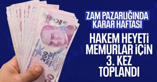 Memur zammı bu hafta belli olacak