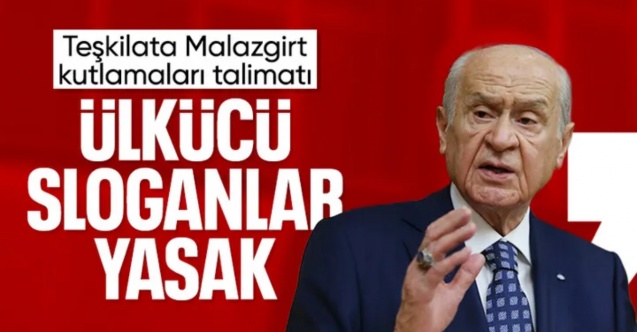MHP'den Malazgirt Zaferi kutlamalarına ilişkin parti teşkilatlarına genelge