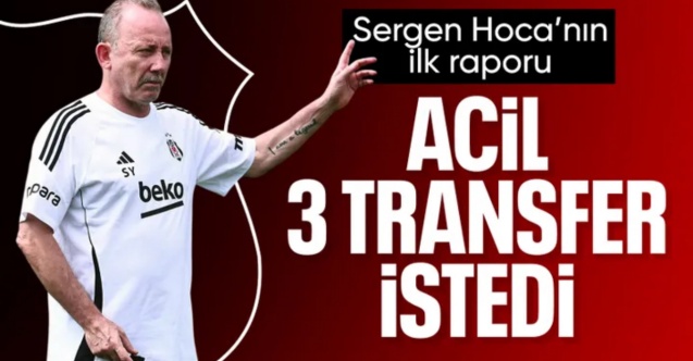 Sergen Yalçın: Beşiktaş'ın acilen 3 bölgeye transfere ihtiyacı var