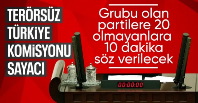 Terörsüz Türkiye Komisyonu'nda ilk toplantı günü