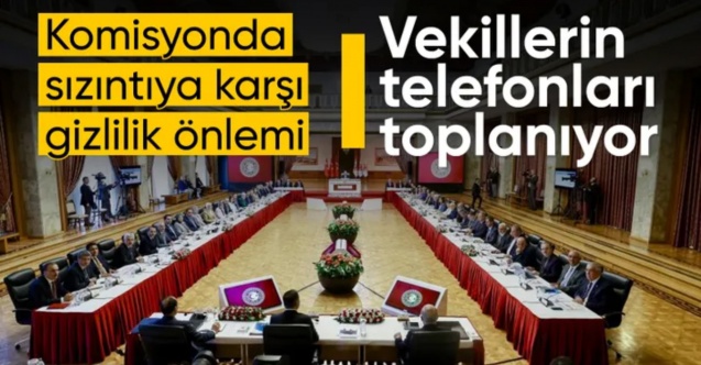 Terörsüz Türkiye komisyonunda cep telefonu önlemi