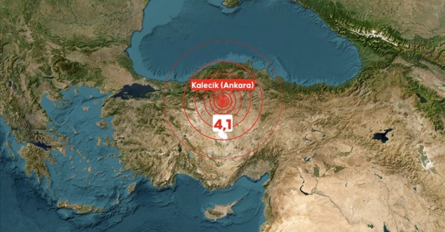 Ankara'da 4,1 büyüklüğünde deprem