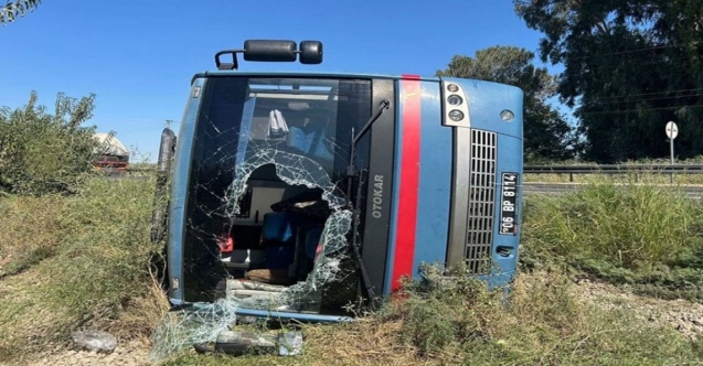 Cezaevi aracı devrildi: 8 asker, 5 tutuklu yaralandı