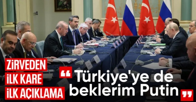 Cumhurbaşkanı Erdoğan, Putin ile görüştü
