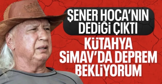 Deprem uzmanı Prof. Dr. Şener Üşümezsoy Simav depremini günler öncesinden bildi