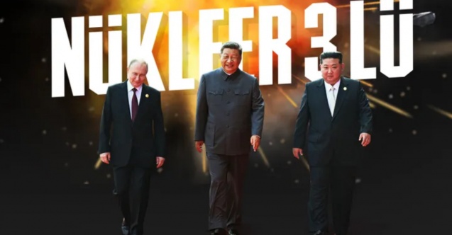 Dünyanın konuştuğu görüntüler: Putin, Kim ve Şi bir arada