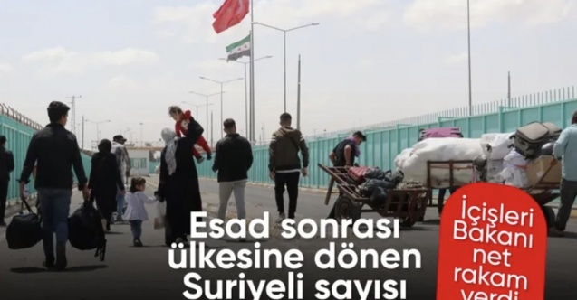 Esad sonrası ülkesine dönen Suriyeli sayısı 509 bini geçti