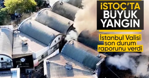 İSTOÇ Ticaret Merkezi'nde yangın: 17 iş yeri zarar gördü