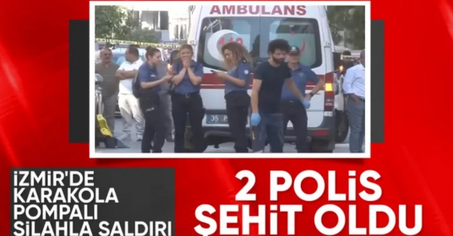 İzmir Balçova'da polis karakoluna saldırı