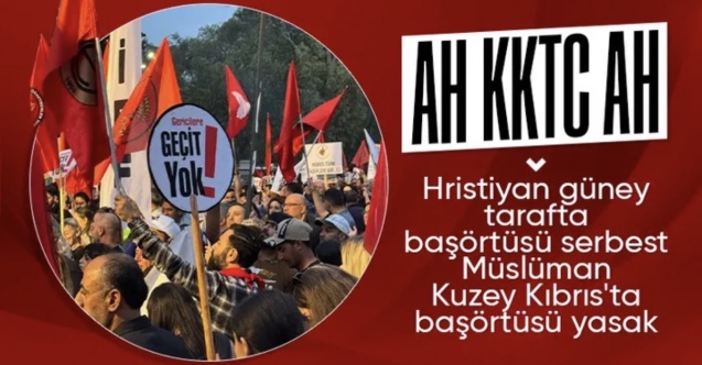 KKTC'de skandal karar: Güney'de serbest bırakılan başörtüsü Kuzey'de yasak