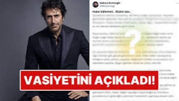 Mahsun Kırmızıgül vasiyetini açıkladı: "Cenazeme gelmeyin"