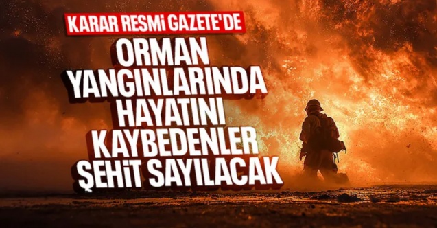 Orman yangınlarıyla mücadele eden gönüllülerin haklarına ilişkin yeni düzenleme