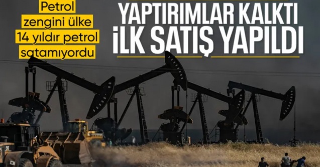 Suriye'de 14 yıl sonra ilk: Ham petrol ihracatı gerçekleştirildi