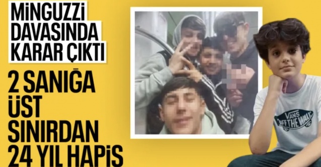 Ahmet Minguzzi davasında karar