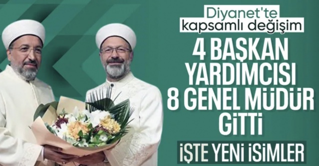Diyanet'te kadrolar değişti: İşte yeni başkan yardımcıları ve genel müdürler
