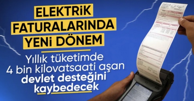 Elektrik faturalarında yeni düzenleme kararı Resmi Gazete'de