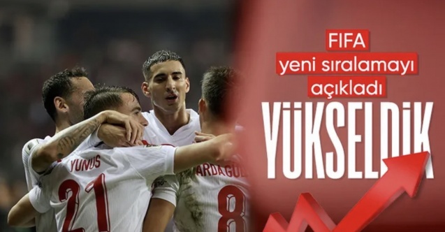 FIFA dünya sıralamasında Türkiye yükselişte