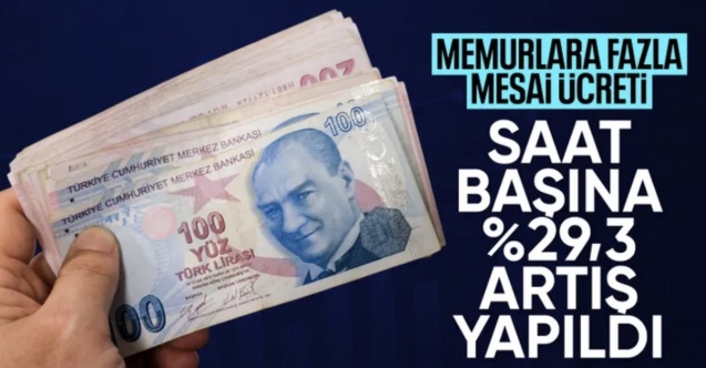 Memurun fazla mesai ücreti belli oldu