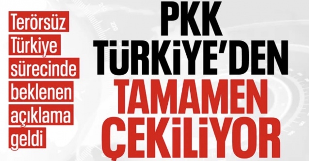 Terör örgütü PKK, Türkiye'den tamamen çekiliyor