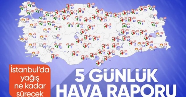 Türkiye sağanak yağışın etkisinde: Termometreler düşüyor