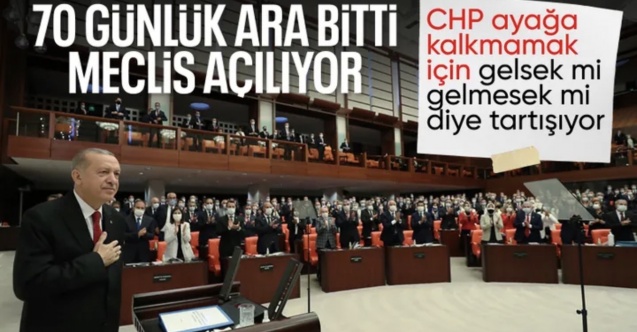 Yeni yasama yılı başlıyor