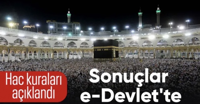 2026 Hac kura sonuçları e-Devlet'te erişime açıldı