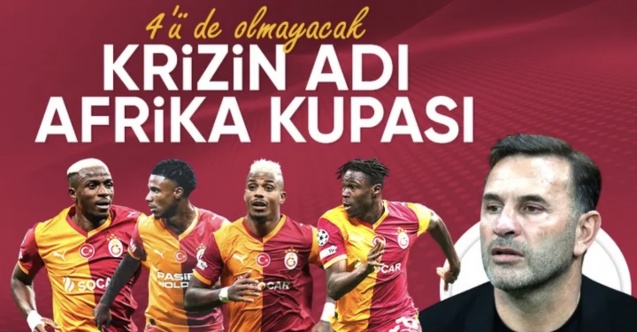 Galatasaray'da Afrika Kupası tehlikesi: 4 oyuncu olmayacak