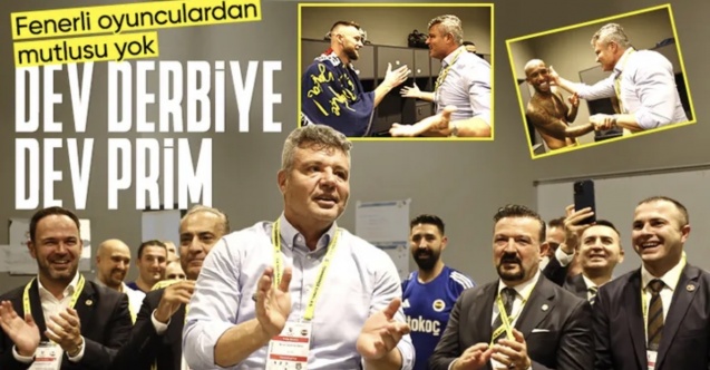 Sadettin Saran'dan futbolculara 'derbi' primi