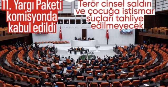 11. Yargı Paketi, TBMM Adalet Komisyonunda kabul edildi