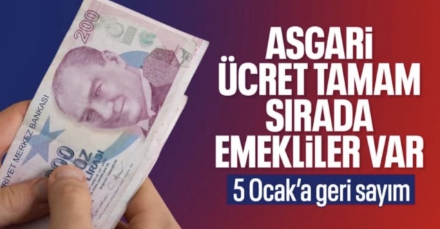 Asgari ücret kararı sonrası gözler memur ve emekli zammında: 5 Ocak'ta belli olacak