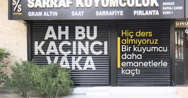 İstanbul'da kuyumcu aldığı paralarla kaçtı