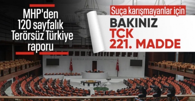 MHP, Terörsüz Türkiye raporunu komisyona sundu