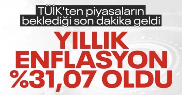 SON DAKİKA: TÜİK, Kasım 2025 enflasyon rakamlarını açıkladı